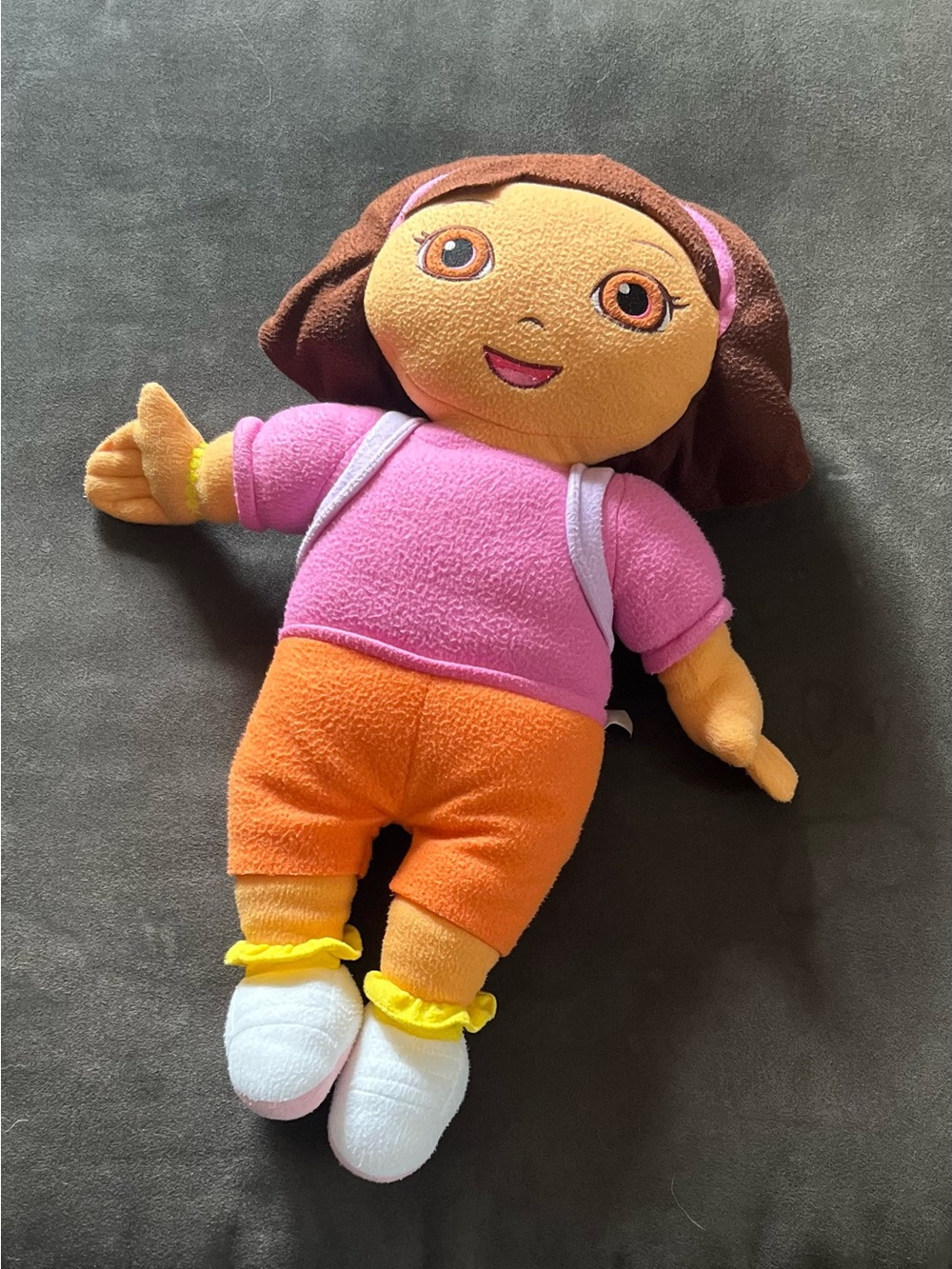Dora the Explorer with Backpack Plush cuddle pillow Large! 24”- Nickelodeon 2011